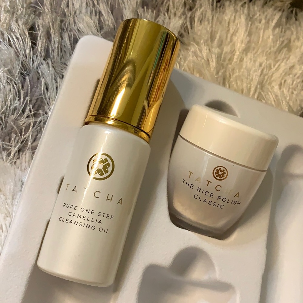 TATCHA Cleansing Oil & Rice Polish NEW